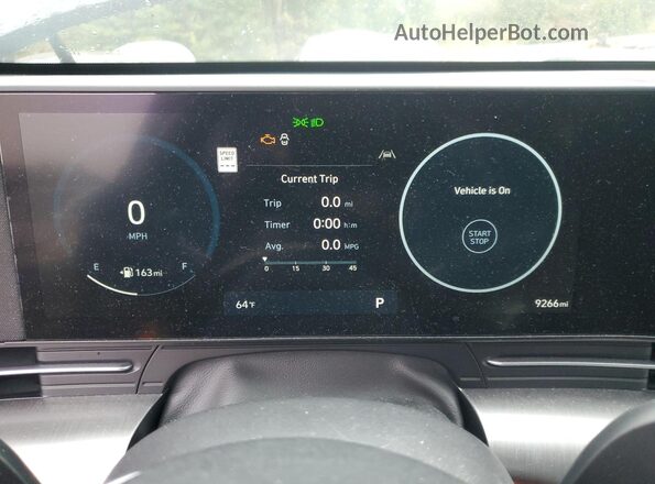 KM8HCCAB8RU081214 2024 HYUNDAI KONA Black Vista del cuadro de instrumentos
