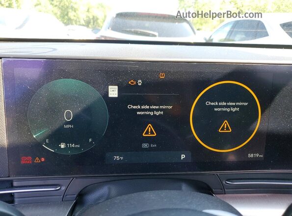 KM8HCCAB8SU291382 2025 HYUNDAI KONA Green Вид щитка приладів