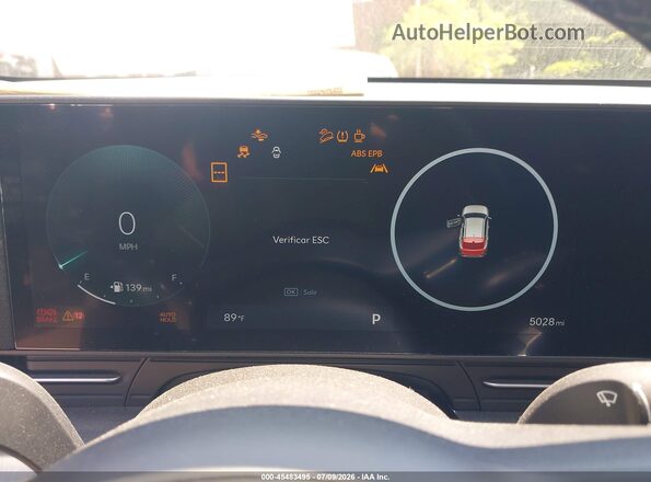 KM8HECA30TU403211 2026 HYUNDAI KONA Серый Вид задних сидений