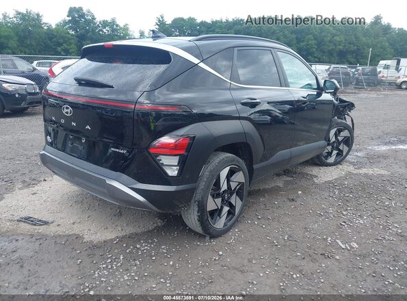 KM8HECA31RU071322 2024 HYUNDAI KONA Black Trasero derecho
