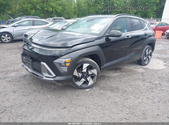KM8HECA31RU071322 2024 HYUNDAI KONA Black Vista tres cuartos delantera izquierda