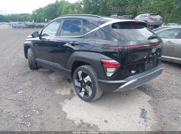KM8HECA31RU071322 2024 HYUNDAI KONA Black Trasero izquierdo