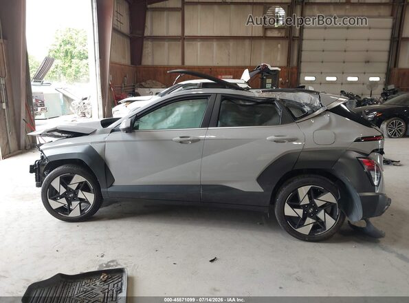 KM8HECA31RU073586 2024 HYUNDAI KONA Gray Widok wnętrza z tyłu