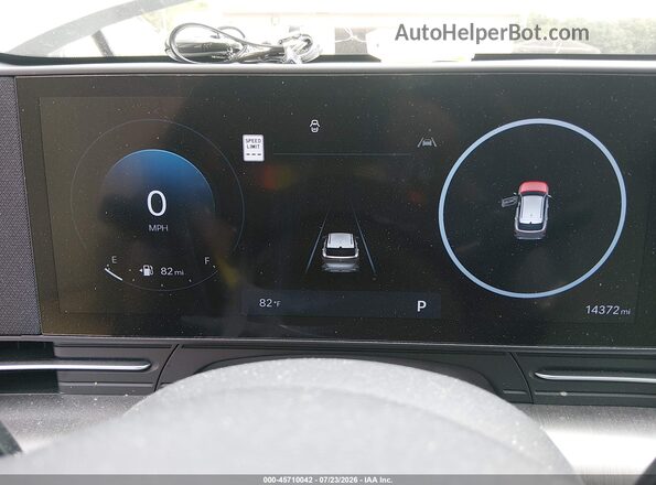 KM8HECA33SU291258 2025 HYUNDAI KONA Silver უკანა სავარძლების ხედი