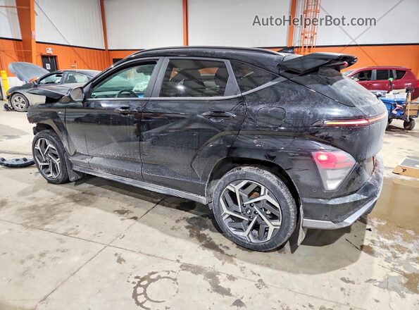 KM8HECA34RU091676 2024 HYUNDAI KONA Black უკანა მარცხენა