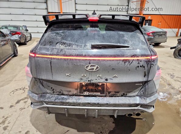 KM8HECA34RU091676 2024 HYUNDAI KONA Black უკანა ხედი
