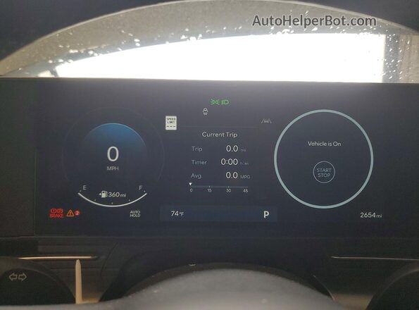 KM8HECA34TU426829 2026 HYUNDAI KONA Green Вид щитка приладів