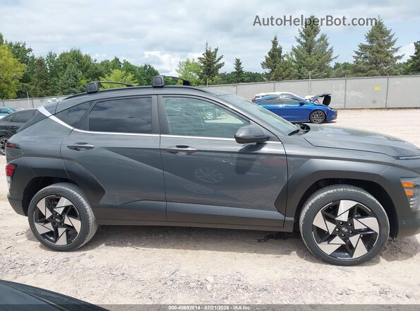 KM8HECA38SU276271 2025 HYUNDAI KONA Gray Vista interior trasera