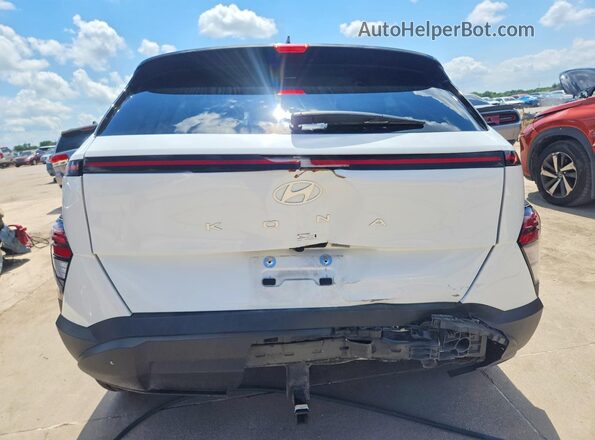 KM8HF3AB1TU385631 2026 HYUNDAI KONA White Rear view