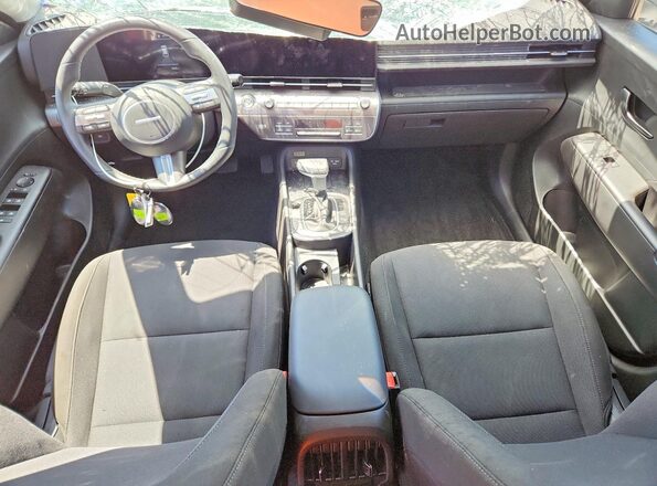 KM8HF3AB2TU473345 2026 HYUNDAI KONA White Dashboard view