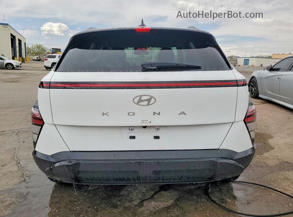 KM8HF3AB8TU437899 2026 HYUNDAI KONA White Вид ззаду