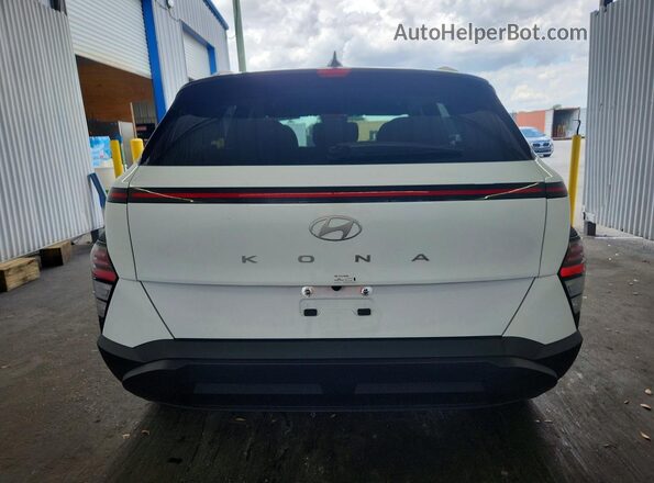 KM8HF3AB9TU424935 2026 HYUNDAI KONA White უკანა ხედი