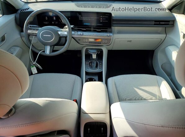 KM8HFCAB1TU368022 2026 HYUNDAI KONA White Dashboard view