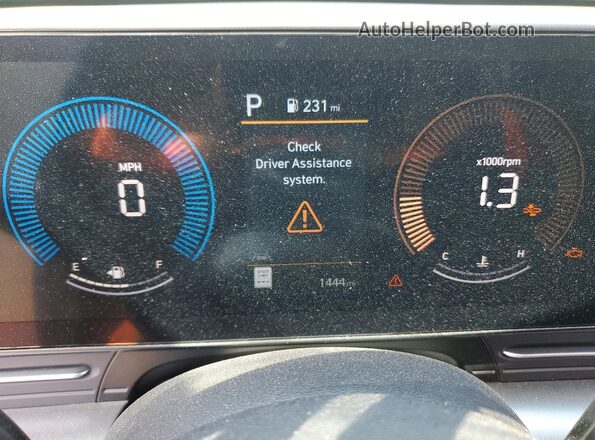 KM8HFCAB1TU430535 2026 HYUNDAI KONA Turquoise Սարքավորումների վահանակի տեսք