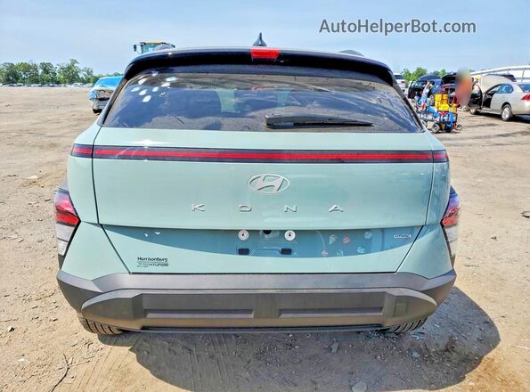 KM8HFCAB1TU430535 2026 HYUNDAI KONA Turquoise Հետևի տեսք