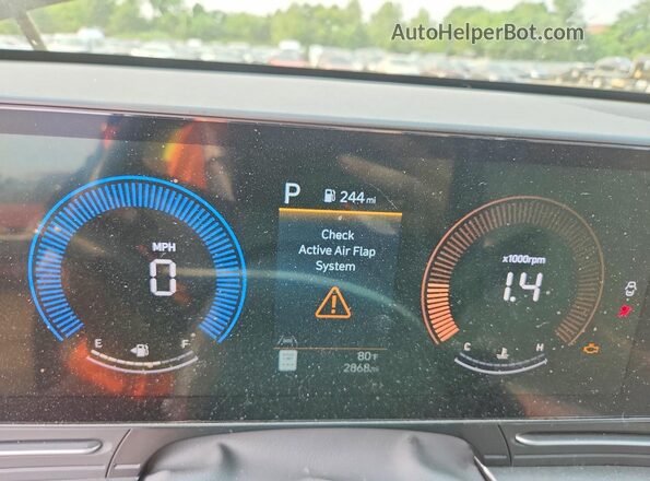 KM8HFCAB4TU417519 2026 HYUNDAI KONA Черный Вид щитка приборов