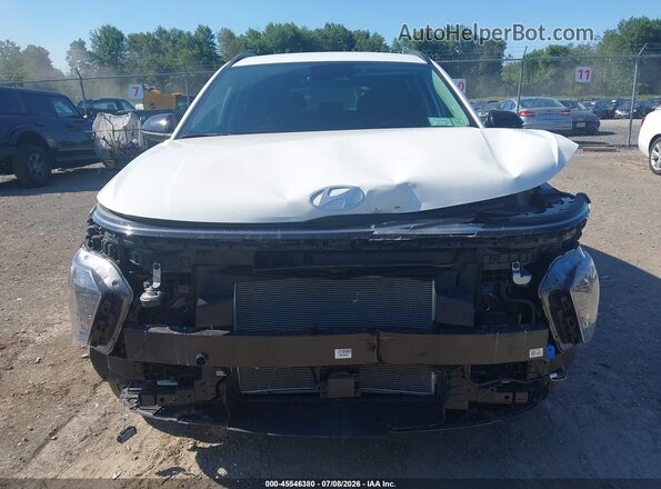 KM8HFCAB7TU404604 2026 HYUNDAI KONA White Instrument cluster view