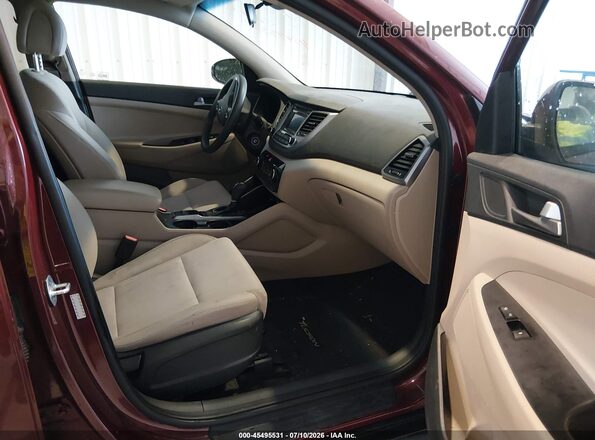 KM8J23A40HU576575 2017 HYUNDAI TUCSON Burgundy Vista interior delantera