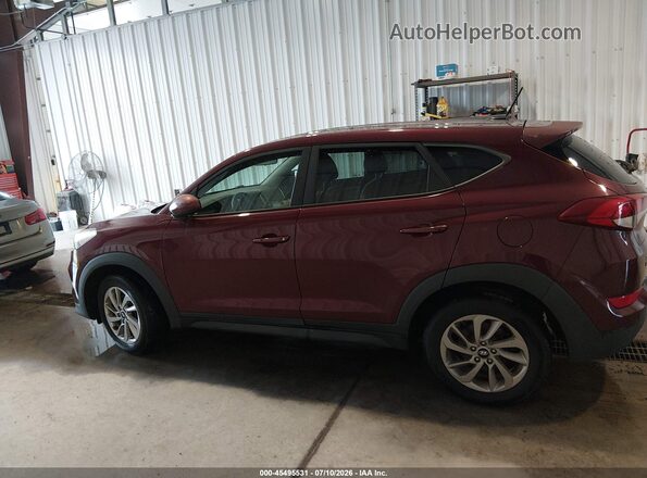 KM8J23A40HU576575 2017 HYUNDAI TUCSON Burgundy Vista interior de 360 grados