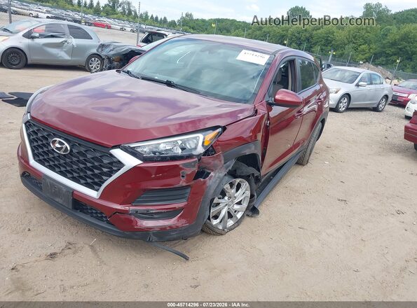 KM8J23A40KU939237 2019 HYUNDAI TUCSON Красный Передняя левая четверть