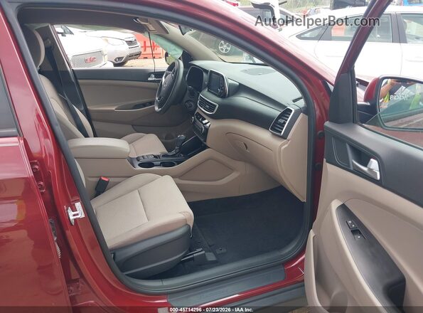 KM8J23A40KU939237 2019 HYUNDAI TUCSON Красный Вид салона спереди