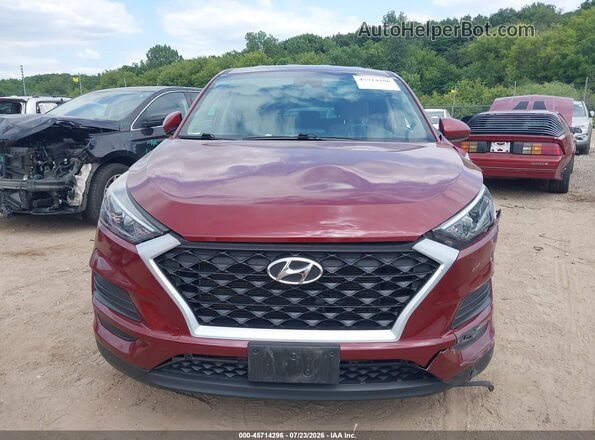 KM8J23A40KU939237 2019 HYUNDAI TUCSON Красный Вид щитка приборов