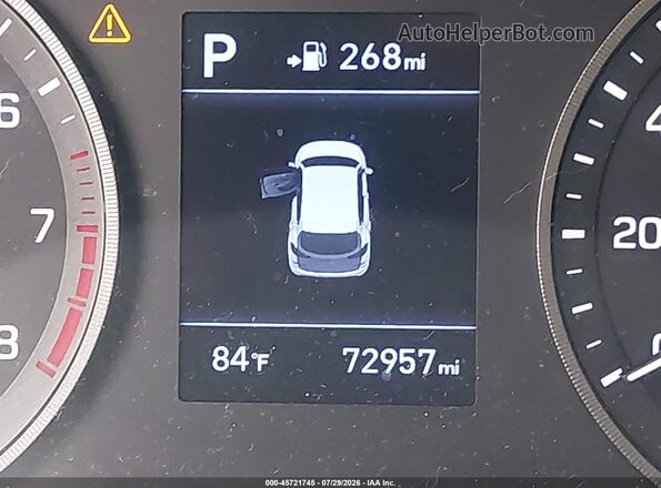 KM8J23A40KU957222 2019 HYUNDAI TUCSON Gray 