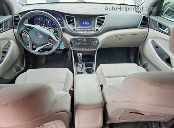KM8J23A41GU043889 2016 HYUNDAI TUCSON Black Առջևի վահանակի տեսք