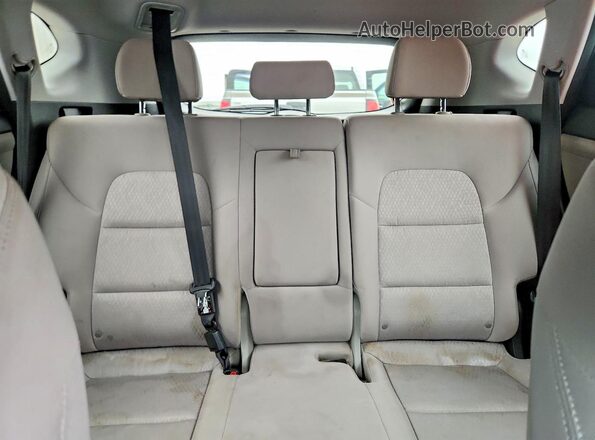KM8J23A41GU043889 2016 HYUNDAI TUCSON Black Հետևի նստատեղերի տեսք