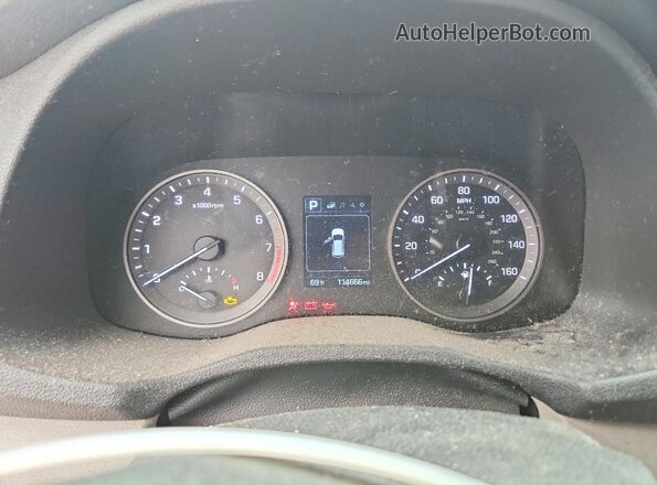 KM8J23A41GU043889 2016 HYUNDAI TUCSON Black Սարքավորումների վահանակի տեսք