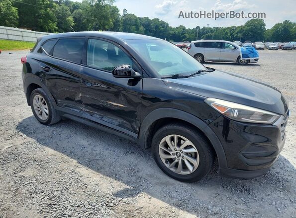 KM8J23A41JU700603 2018 HYUNDAI TUCSON Black Delantero derecho