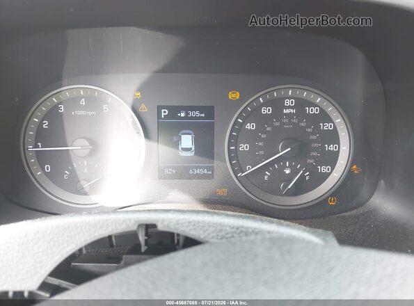 KM8J23A41KU991508 2019 HYUNDAI TUCSON Black Հետևի նստատեղերի տեսք