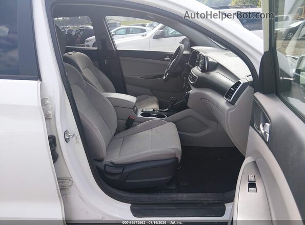 KM8J23A41LU085215 2020 HYUNDAI TUCSON White Սալոնի դիմացի տեսք