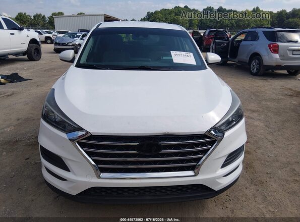 KM8J23A41LU085215 2020 HYUNDAI TUCSON White Դիմացի տեսք