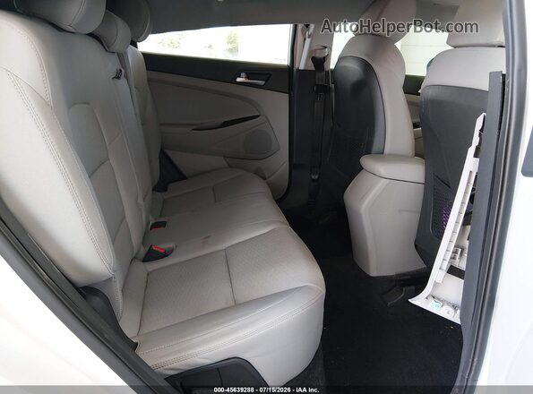 KM8J23A41MU312775 2021 HYUNDAI TUCSON White Widok naklejki z numerem VIN