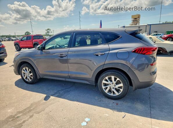 KM8J23A41MU314588 2021 HYUNDAI TUCSON Charcoal Trasero izquierdo