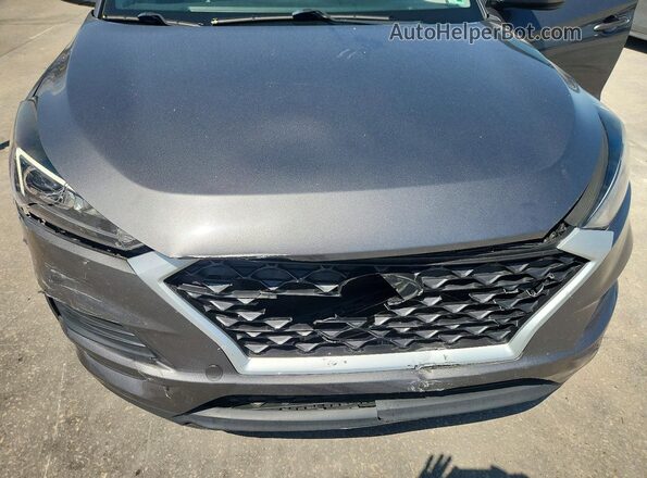 KM8J23A41MU314588 2021 HYUNDAI TUCSON Charcoal Vista del compartimento del motor