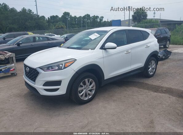 KM8J23A41MU362690 2021 HYUNDAI TUCSON Белый Передняя левая четверть