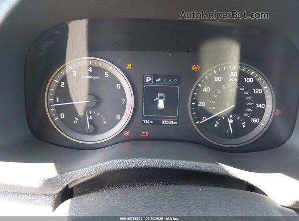 KM8J23A42GU239503 2016 HYUNDAI TUCSON Blue Вид задніх сидінь