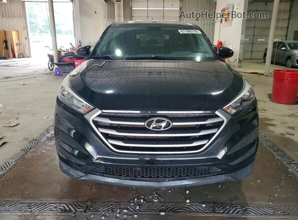 KM8J23A42JU636796 2018 HYUNDAI TUCSON Black წინა ხედი