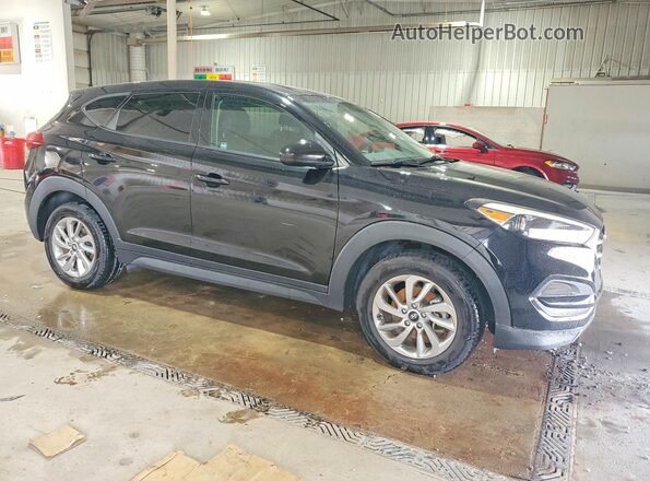 KM8J23A42JU636796 2018 HYUNDAI TUCSON Black წინა მარჯვენა