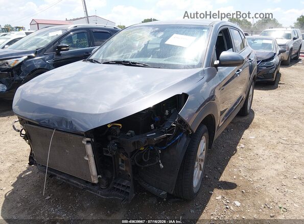 KM8J23A43GU121072 2016 HYUNDAI TUCSON Gray Передня ліва чверть