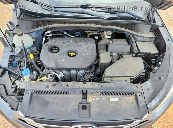 KM8J23A43JU635317 2018 HYUNDAI TUCSON Gray Engine compartment view