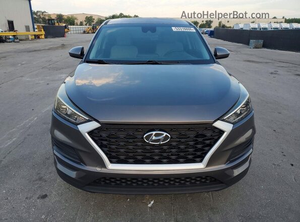 KM8J23A43LU125925 2020 HYUNDAI TUCSON Gray Դիմացի տեսք