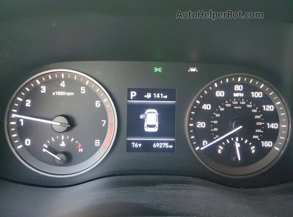 KM8J23A43LU125925 2020 HYUNDAI TUCSON Gray Սարքավորումների վահանակի տեսք