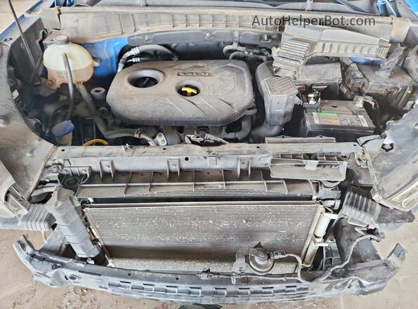 KM8J23A44GU028206 2016 HYUNDAI TUCSON Blue Вид підкапотного простору