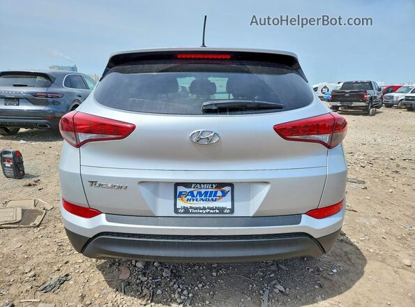 KM8J23A44HU337353 2017 HYUNDAI TUCSON Серебряный Вид сзади