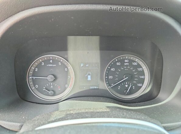KM8J23A44HU337353 2017 HYUNDAI TUCSON Серебряный Вид щитка приборов