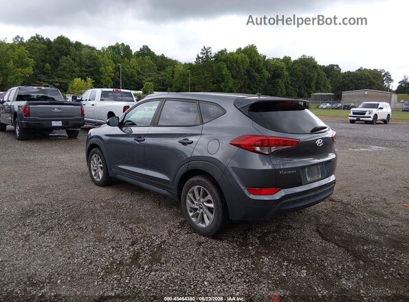 KM8J23A44JU655334 2018 HYUNDAI TUCSON Синий Задняя левая четверть
