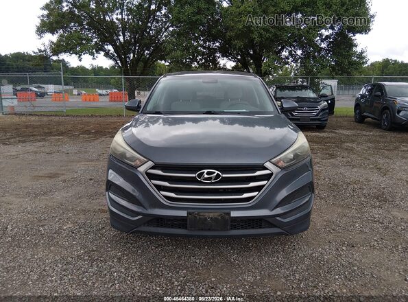 KM8J23A44JU655334 2018 HYUNDAI TUCSON Синий Вид спереди